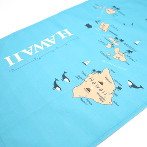 Hawaii Map Tea Towel
