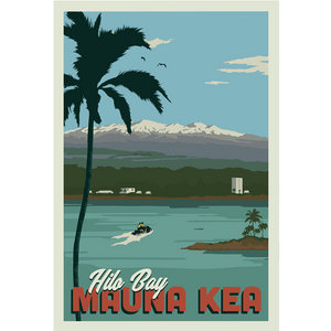 Hawaii's Hilo Bay 4 x 6 Postcard