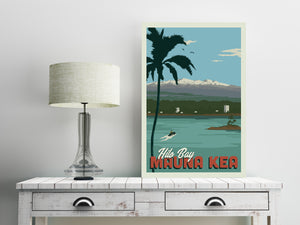 Hawaii's Hilo Bay 12 x 18 Poster