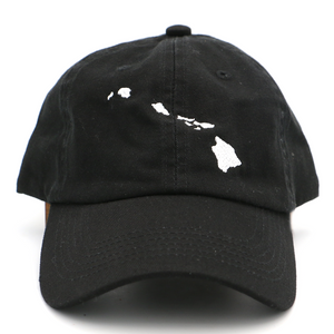 Hawaii Island Hat - Black