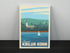 Hawaii's Kailua-Kona 12 x 18 Poster
