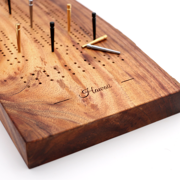 Koa Wood Cribbage Board KoaWood Ranch