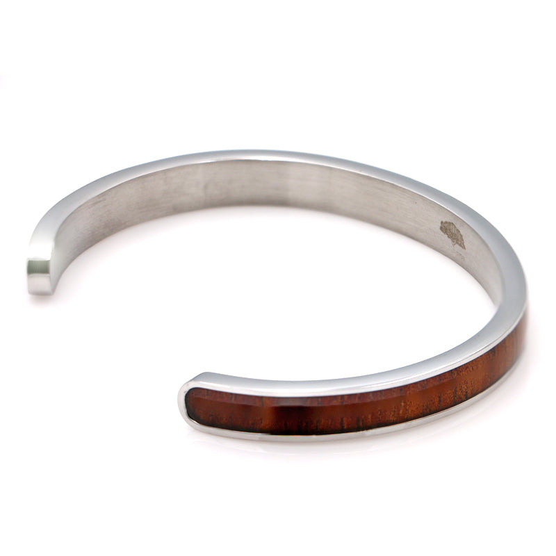 Pono Woodworks Eternity Koa Wood Cuff Bracelet (Small)