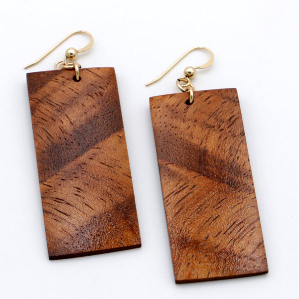 Koa Wood Earrings