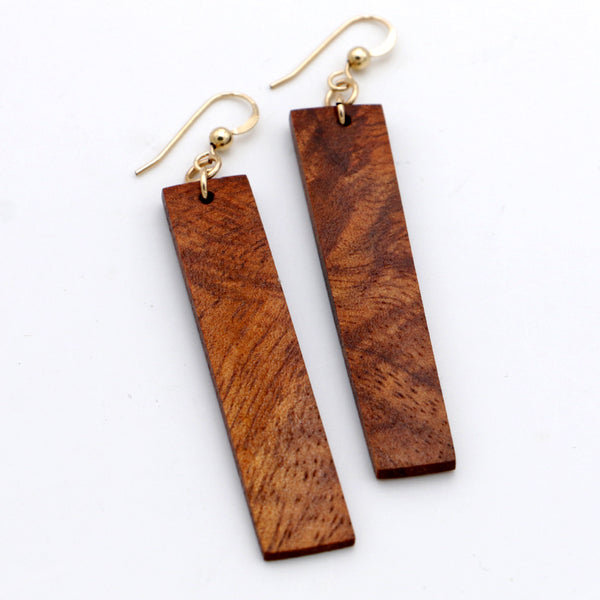 Koa Wood Earrings