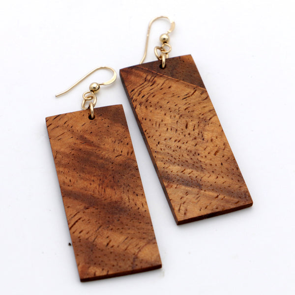 Koa Wood Earrings