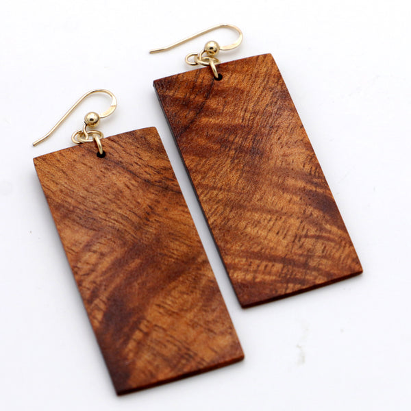 Koa Wood Earrings