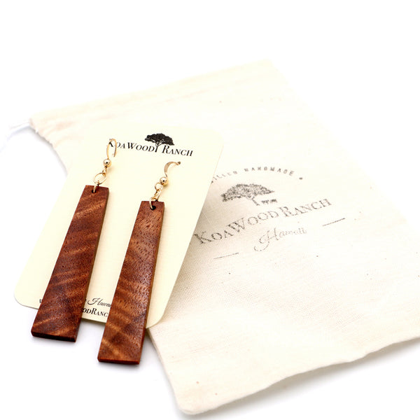 Koa Wood Earrings