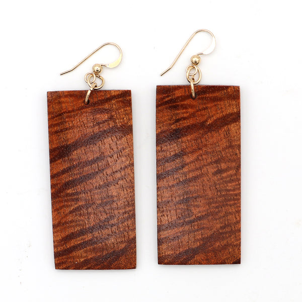 Koa Wood Earrings