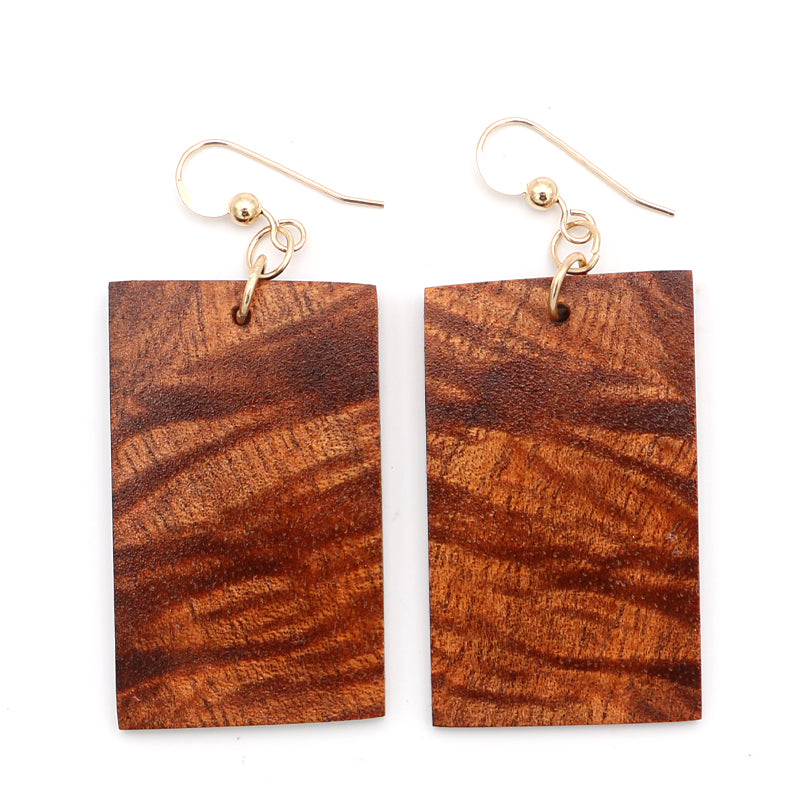 Koa Wood Earrings