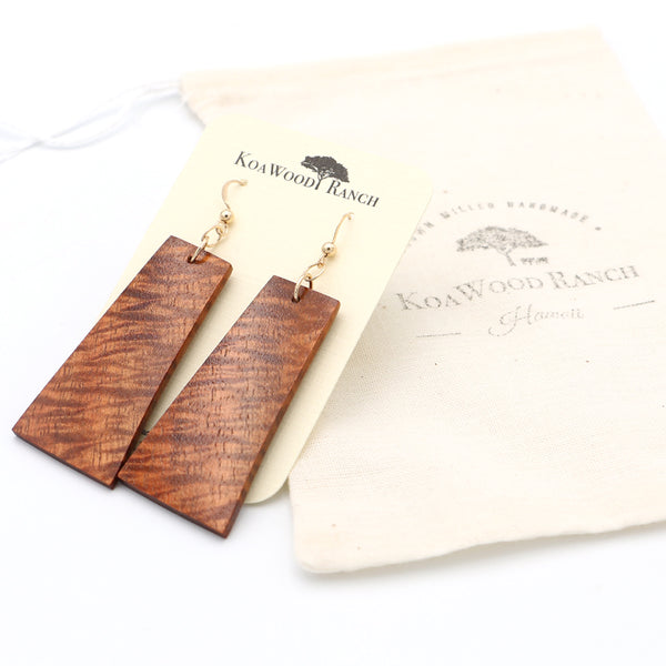 Koa Wood Earrings