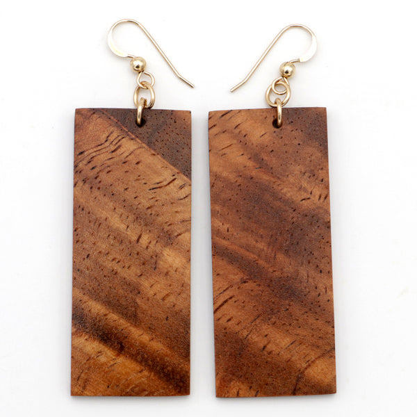 Koa Wood Earrings