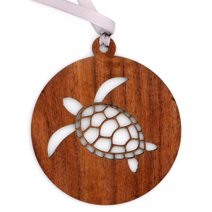 Koa Wood Honu Ornament
