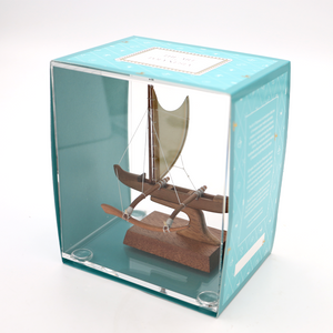 Koa Wood Manini Hawaiian Fishing Canoe