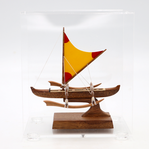 Koa Wood Manini Hawaiian Racing Canoe