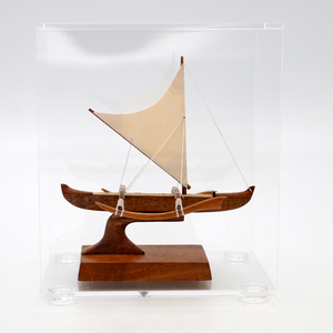 Koa Wood Manini Hawaiian Racing Canoe
