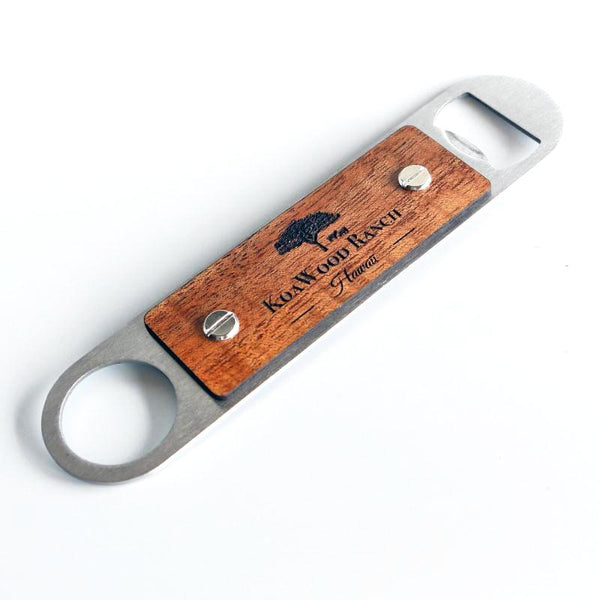 Honu Koa and Stainless Steel Bottle Opener