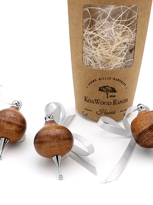Koa Wood Holiday Ornament