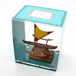 Koa Wood Manini Hawaiian Racing Canoe