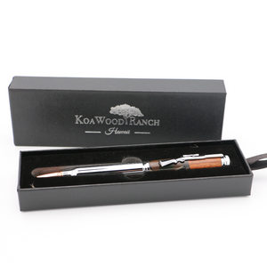 Hawaiian Koa Wood and Resin Rifle Pen