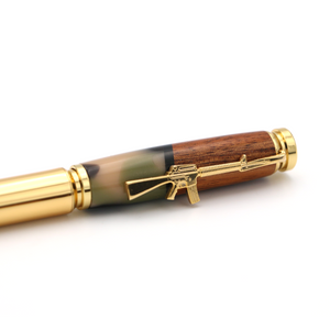 Hawaiian Koa Wood and Resin Rifle Pen