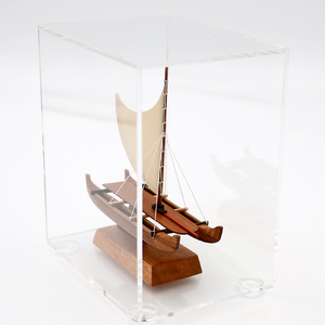 Koa Wood Manini Hawaiian Sailing Canoe