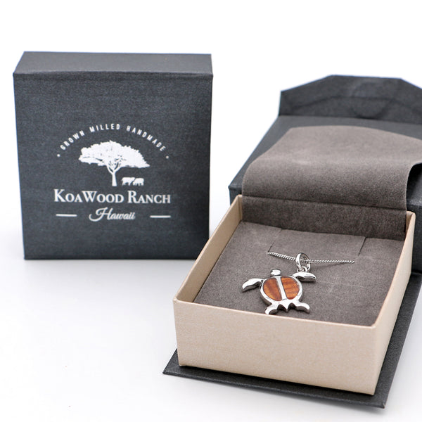 Koa Silver Pendant Box