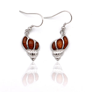 Silver Koa Wood Seashell