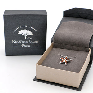 Koa Silver Pendant Box