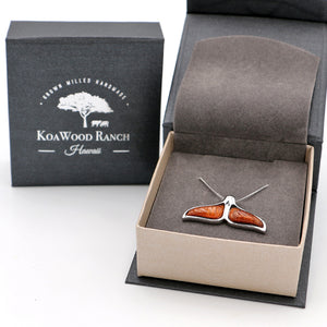 Koa Silver Pendant Box