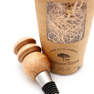 Hawaiian Koa Wood Hand Turned Wine Stopper