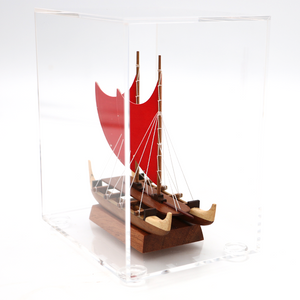 Koa Wood Manini Hawaiian Hokule'a Canoe