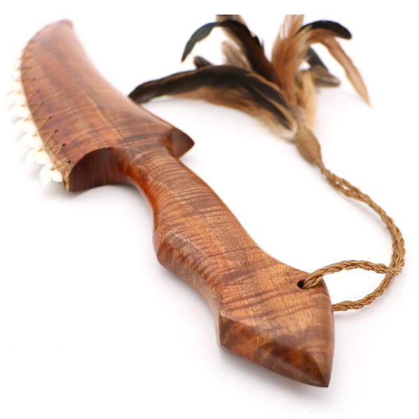 Curly Koa Wood "Pahoa" - Hawaiian Style Knife