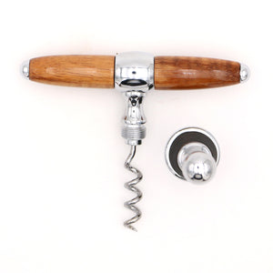 Hawaiian Koa Wood Wine Stopper and Opener Combo