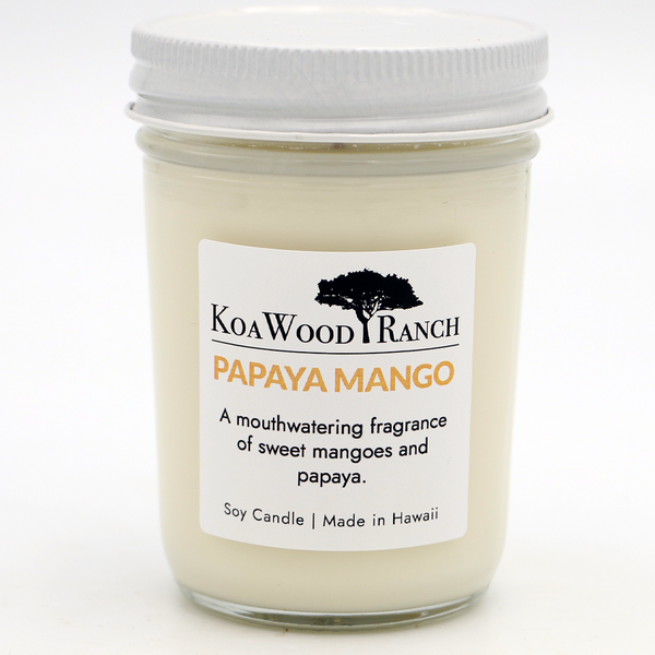 Papaya Mango Soy Candle