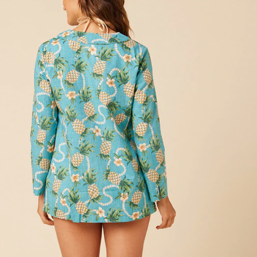 Pining for You Tunic - Maui Blue