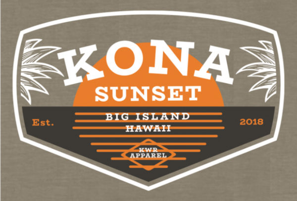 Kona Sunset Short Sleeve Tee - Khaki