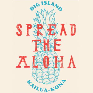 Spread Aloha Short Sleeve Tee - Natural