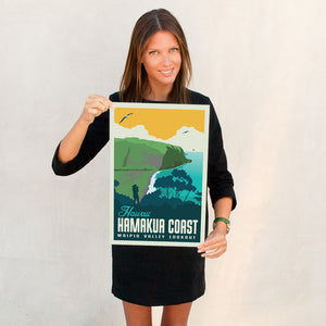 Hawaii's Hamakua Coast 12 x 18 Poster