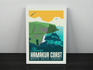 Hawaii's Hamakua Coast 12 x 18 Poster