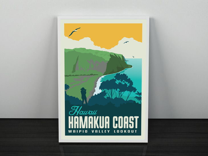 Hawaii's Hamakua Coast 12 x 18 Poster
