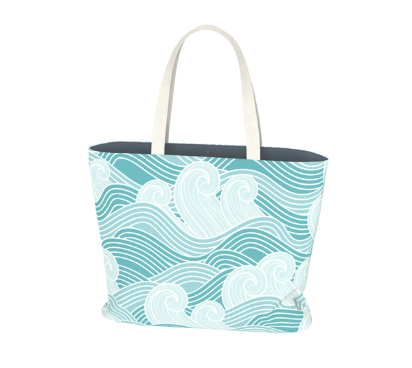 Kai (Sea) Wave Large Tote